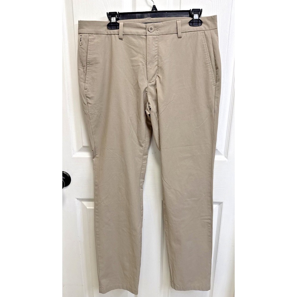 Vineyard Vines OTG Golf Pants Men's 33x32 On The Go Khaki Performance Stretch